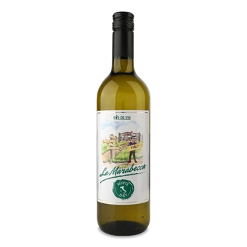 Вино La Marabecca сухе біле 11% 0,75 л (Італія)