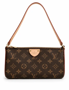 Жіноча сумка Louis Vuitton Pochette коричнева