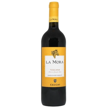 Вино Cecchi La Mora червоне сухе 13% 0.75 л (Італія)