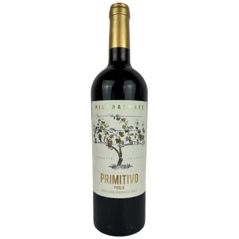 Вино Pietraforte Primitivo червоне сухе 13% 0.75 л (Італія)