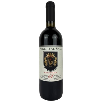Вино Poggio Al Sale червоне сухе 13% 0.75 л (Італія)