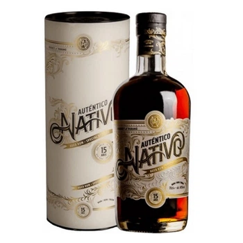 Ром Autentico Nativo 15 років 40% 0,7 л у тубусі (Панама)