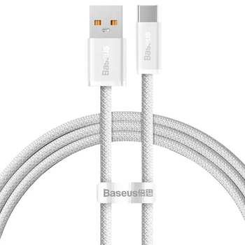 Кабель Baseus Dynamic Series USB Type-C 100W для быстрой зарядки и передачи данных 1м белый