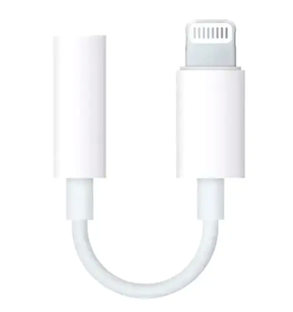 Адаптер Apple 3.5mm to Lightning переходник для подключения наушников к iPhone и устройствам с Lightning