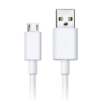 Кабель Xiaomi USB to Micro USB белый для передачи данных и зарядки устройств длиной 1 метр с пластиковым покрытием