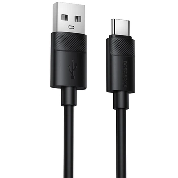 Дата кабель Borofone BX123 Leya USB to Type-C 36W (1m) (Black) (258071)