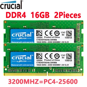 Комплект оперативной памяти для ноутбука Crucial 32GB (2x16GB) DDR4 3200MHz SO-DIMM (CT16G4SFRA32A.M8FEA)