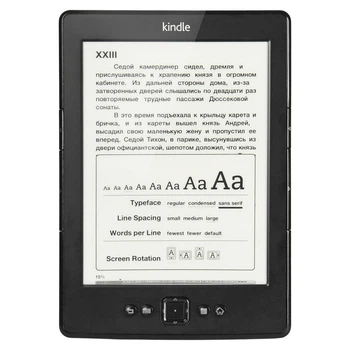 Электронная книга Amazon Kindle 5 6 E Ink без подсветки кнопочное управление б/у (Kindle5-BASE)