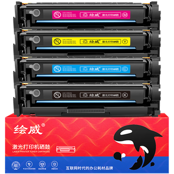 Картриджі лазерні Huiwei CF400A 201A для HP M252dn/M252dw/M252n, M274n, M277dw/M277n, 4 кольори