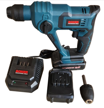 Аккумуляторный перфоратор BOXER SR-146 20.4 В, 1 Дж, 5000 уд/мин, патроны SDS-Plus и быстрозажимной