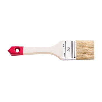 Пензель плаский, *40*, 3/4", сіра щетина китайскої свині, дерев"яна ручка