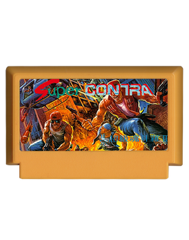 Игра RMC Famicom Dendy Contra Force 90х TV Game Английская Версия Только Картридж Б/У