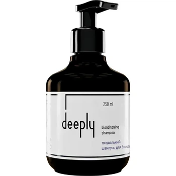 Тонирующий шампунь для блонда blond toning shampoo Deeply, 250 мл