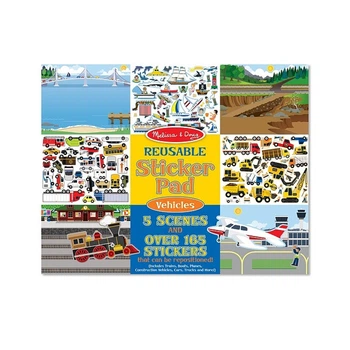 Набір багаторазових наліпок "Транспорт" MelissaandDoug MD4199, 165 стікерів