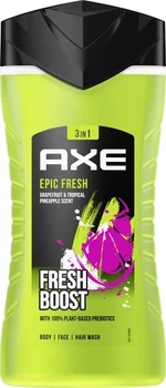 Гель для душа AXE Epic Fresh 3в1 (аромат тропического ананаса и грейпфрута), 250 мл