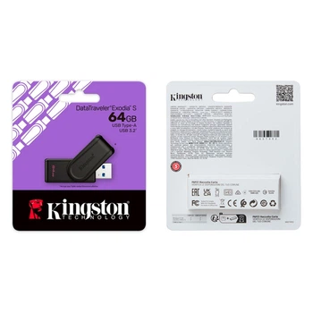 USB флеш-накопичувач 3.2 Kingston DT Exodia S 64GB