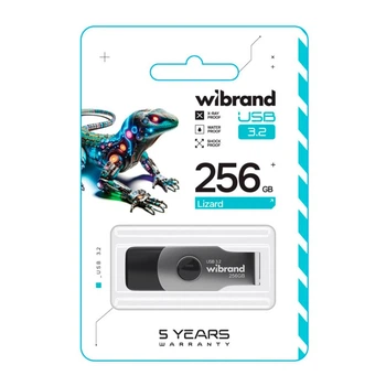 USB флеш-накопичувач 3.2 Wibrand 256gb Lizard Gen1