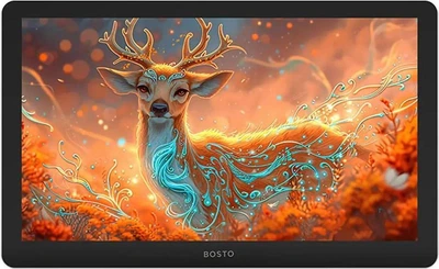 Графический планшет с экраном (pen display), мультитач Bosto BT-19UHDT (BT-19UHDTM)