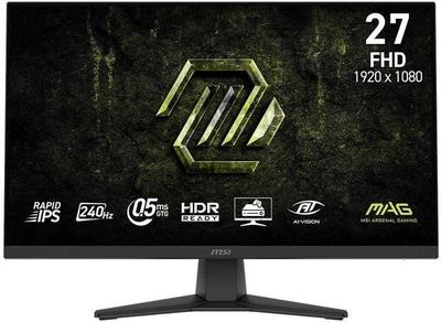 Монітор MSI MAG 272F X24 (9S6-3CE51T-011)