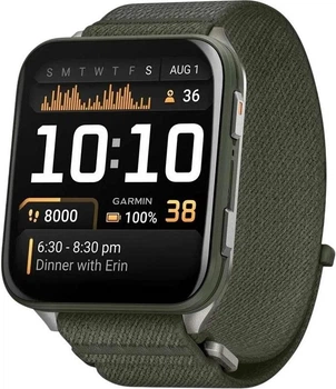 Смарт-часы Garmin Venu X1 Moss with Titanium Caseback and Moss ComfortFit Nylon Band (010-02980-01/03)