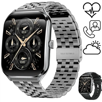 Смарт-часы Smart watch MT61 Black Ультра тонкие, 2 ремешка