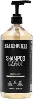 Шампунь очищающий для волос склонных к жирности Beardburys Clear 1 л (8431332126380)