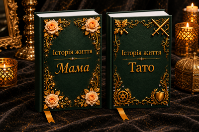 Комплект книг "История жизни: Мама и Папа" (2 книги)