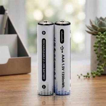 Мізинчикові акумулятори АА Kingtianli AAА 2 шт. з роз'ємом Type-C на 1.5V/1350 mAh (VS7007445)
