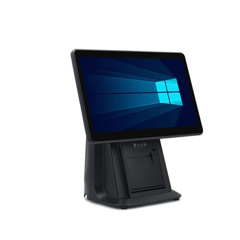 POS-терминал сенсорный TouchSystem чорный + встроенный принтер I3-128-8