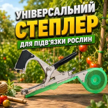 Универсальный степлер для подвязки садовых и огородных растений (тапенер)