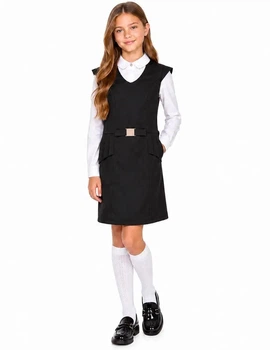 Сарафан школьный SUZIE МОРИН мемори cotton 122 см черный