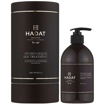 Интенсивно Восстанавливающая Маска для Волос Хадат "Жидкий Шелк" — Hadat Cosmetics Hydro Liquid Silk Treatment 500ml 7298014870259