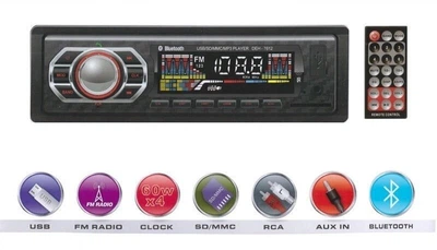 Автомагнитола CDX-7007, Bluetooth, FM/USB/SD/AUX, MP3, 60W×4 розмір - HDSYR_618