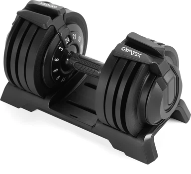 Гантель регульована Gymtek G-42792 3–24 кг Чорна (5905884427927)