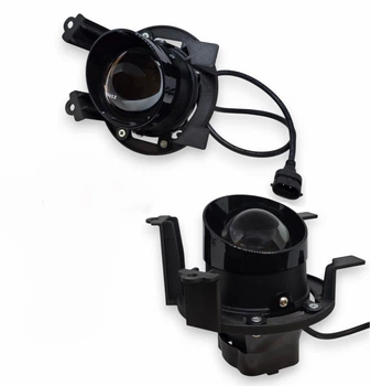 Противотуманные линзованные фары 70W LED ПТФ Renault Trafic Opel Vivaro 3 дюйма линза (05343)