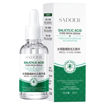 Омолаживающая сыворотка для лица с экстрактом салициловой кислоты Sadoer Salicylic Acid Pore Refin Serum, 30 мл
