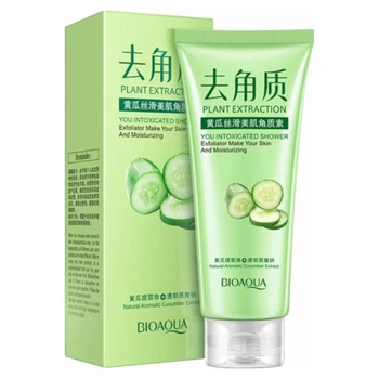 Пилинг для лица с экстрактом мякоти огурца Bioaqua Plant Extraction Natural Aromatic Cucumber Extract, 120 мл