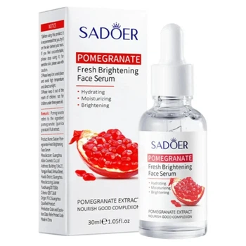 Освежающая сыворотка для лица с экстрактом граната Sadoer Pomegranate Fresh Brightening Face Serum, 30 мл