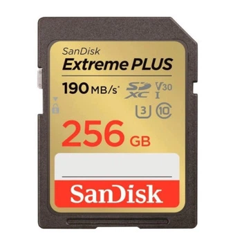 Карта памяти SanDisk 256GB SD class 10 UHS-I Extreme PLUS