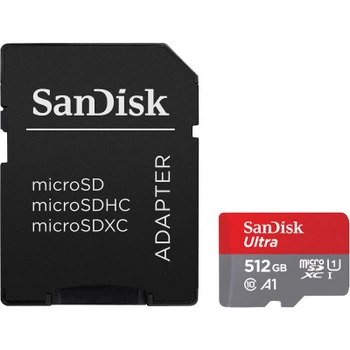 Карта памяти SanDisk 512GB microSDXC class 10 UHS-I Ultra