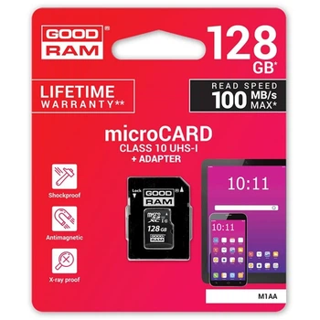Карта памяти Goodram 128GB microSDXC class 10 UHS-I
