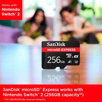 Карта памяти SanDisk 256GB microSDXC class 10 UHS-I U3 A1 Express
