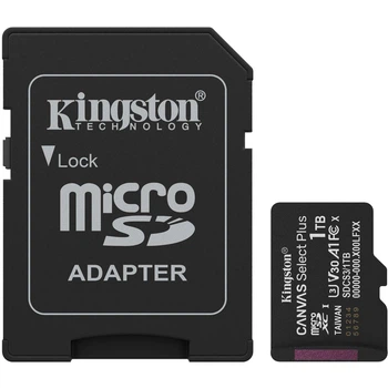 Карта пам'яті Kingston 1TB microSDXC class 10 UHS-I U3 V30 A1 Canvas Select Plus