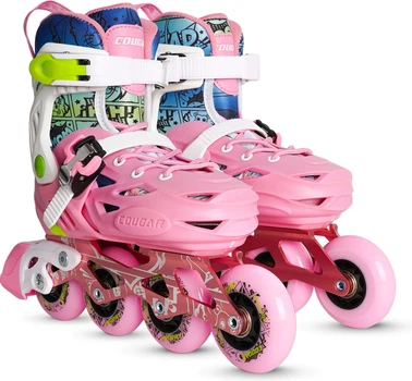 Ролики дитячі розсувні Xride Freestyle M (31-34) з алюмінієвою рамою (5905399052126)