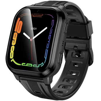 Дитячий cмарт-годинник Y108 4G with call function Black Hoco 000351085