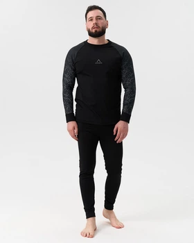Мужское термобелье Norvin print Black skull размер 3XL