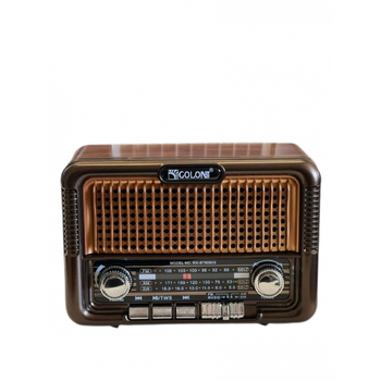 Портативний Ретро-Радіоприймач GOLON RX-6060BT з Bluetooth, MP3 (USB/SD) і Знімним акумулятором