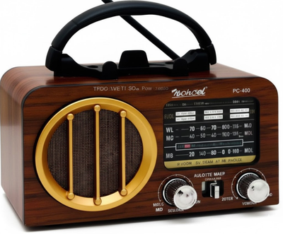 Радіоприймач зі знімним акумулятором, Bluetooth, USB і SD 16см11см8 см GOLON RX-966
