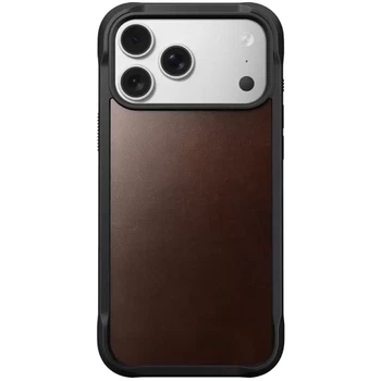 Кожаный чехол Nomad Rugged Horween Leather Case Rustic Brown для iPhone 17 Pro Max (NM011796858)