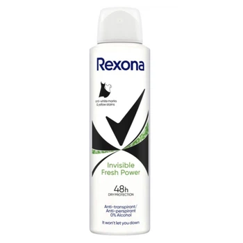 Антиперспирант аэрозоль Rexona Невидимый на черном и белом белье Свежесть 150 мл